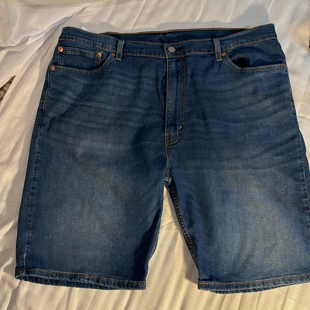 2/$30 LEVI 505 Men’s Blue Jean Shorts 42”W x 21 1/4” L